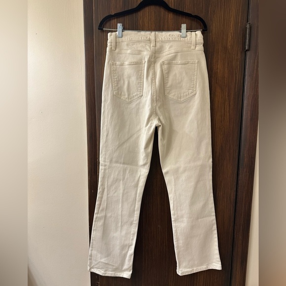 FAVORITE DAUGHTER Super High Rise Mini Boot Cut Jeans in Bone (J1) - Picture 6 of 6